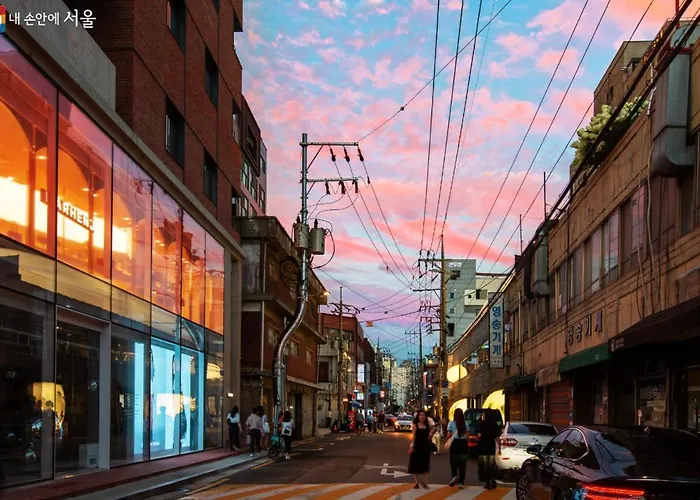 701, Seongsu Station Jungnangcheon Cherry Blossom Road River Airport Bus Seoul